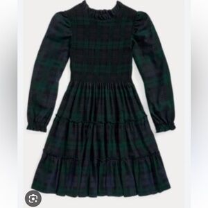 Ralph Lauren plaid dress with smocking